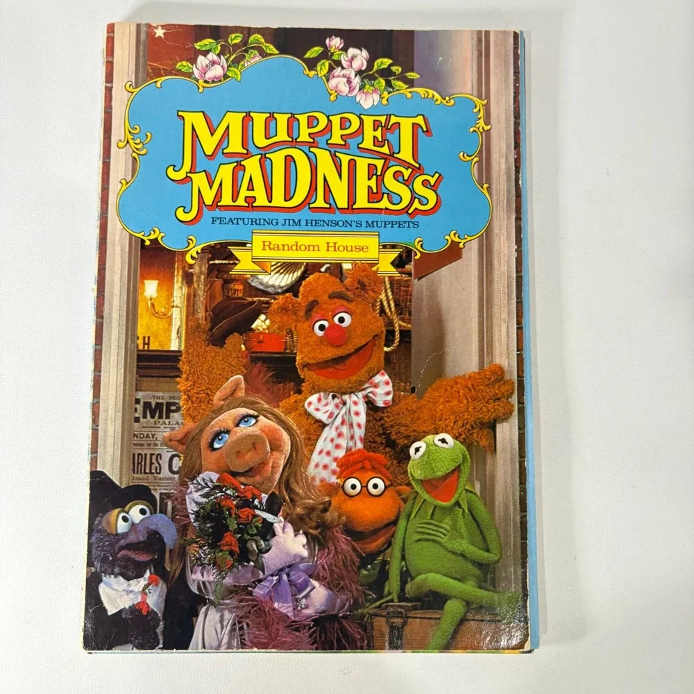 Muppet Madness First Edition 1980 Random House Jim Henson Vintage Activity Book